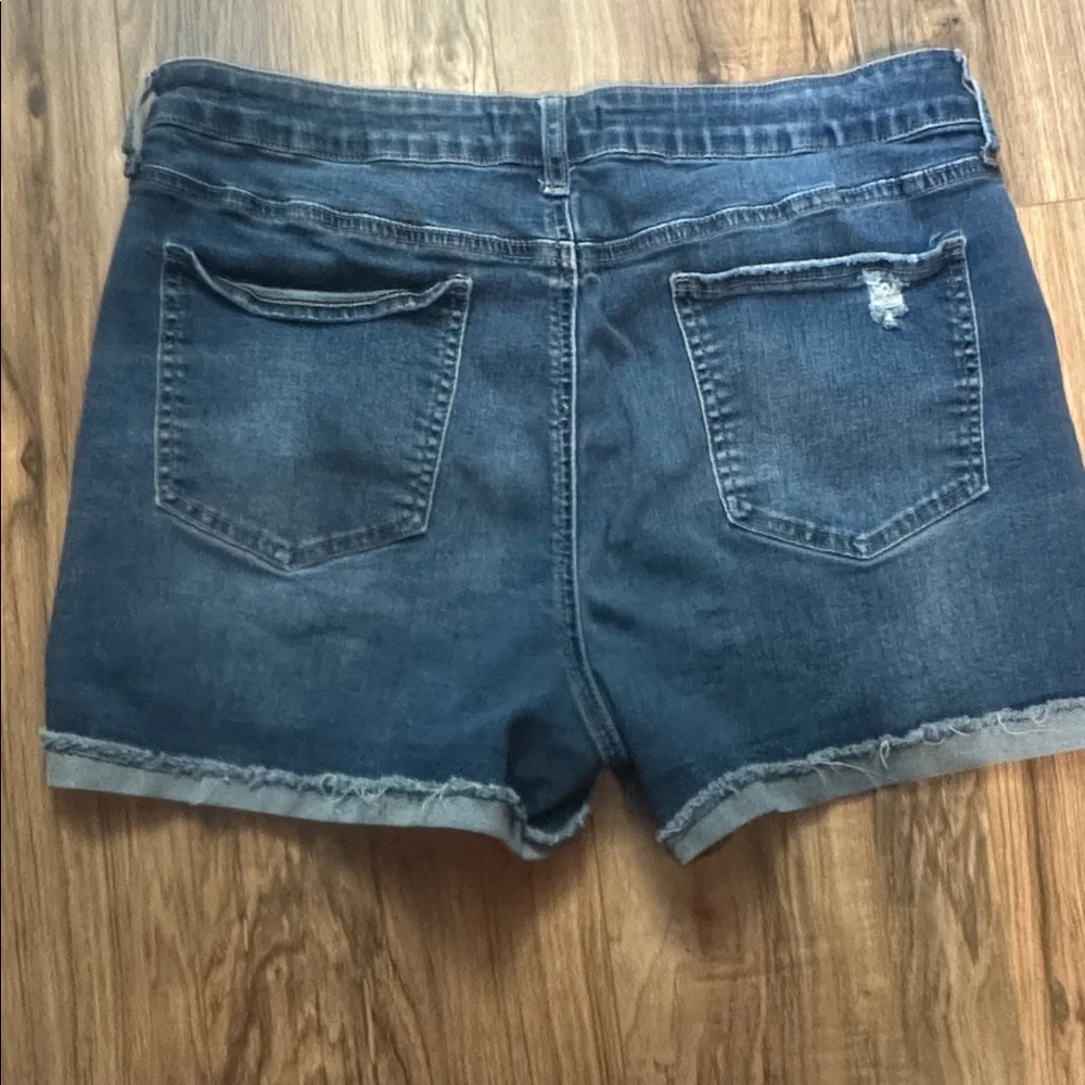 SO high rise midi shorts size 16/35W - Picture 2 of 3